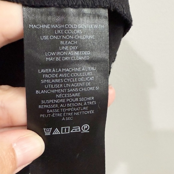 ANTHRO Maeve Ruffle Tie Midi Skirt Ruffle Black Classic Preppy Office Size 2 - Picture 7 of 9